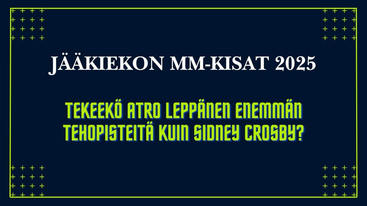 jaakiekonmmkisat Sidney Crosby
